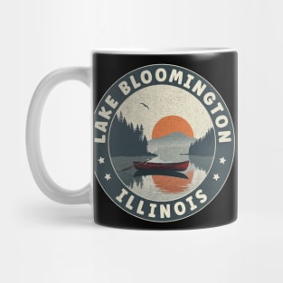 Lake Bloomington Illinois Sunset Mug